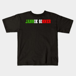 Jannik Sinner Kids T-Shirt